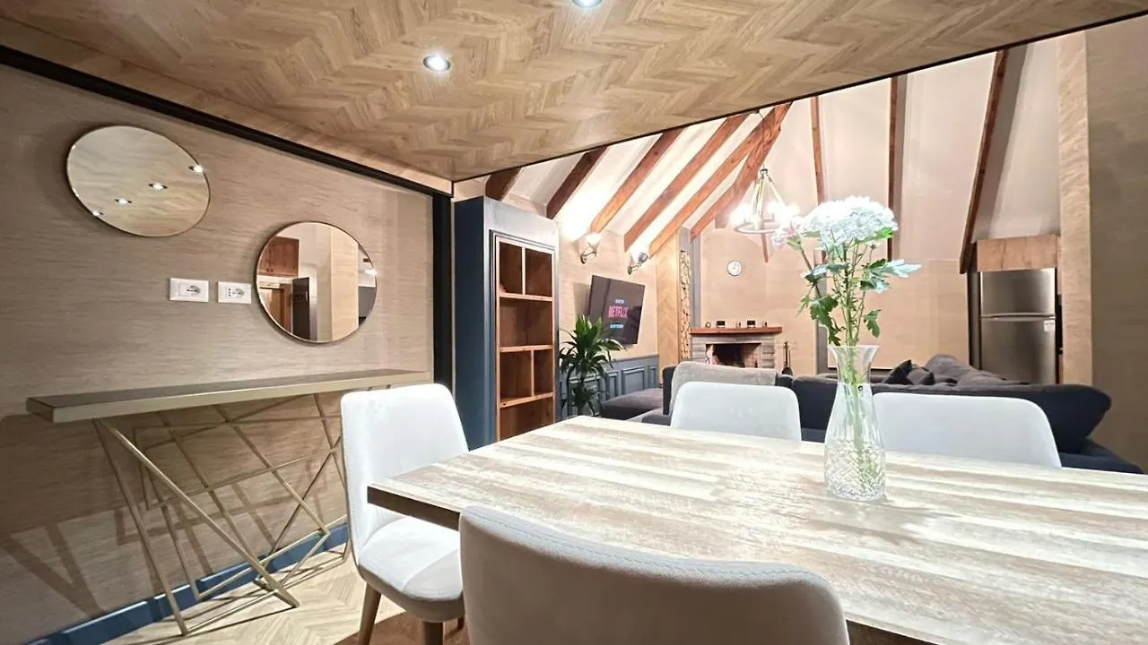 Heart Of Tirana Cozy Loft With Fireplace